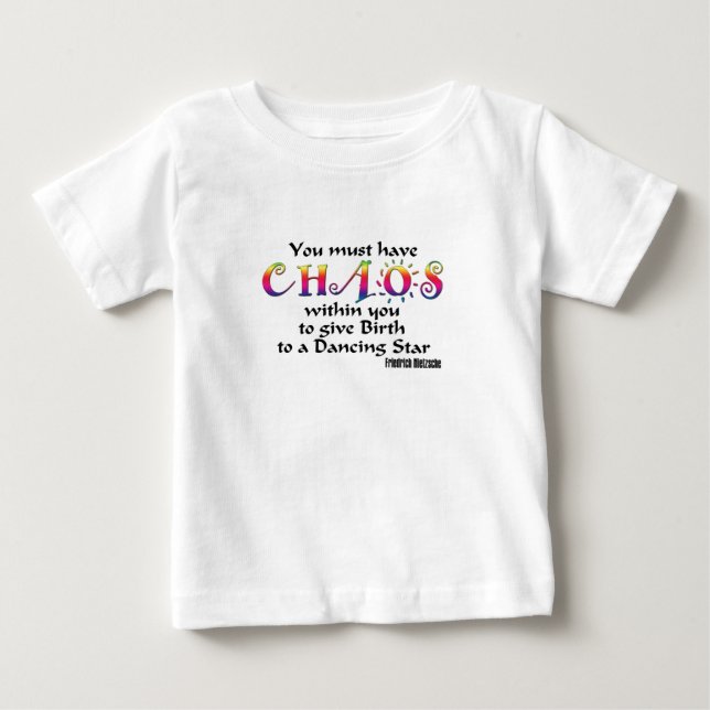 Du måste ha kaos tee (Framsida)