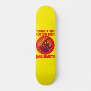 "DU MÅSTE KÄMPA FÖR DIN HÖGER"... Lustigt slarv. Mini Skateboard Bräda 18,5 Cm