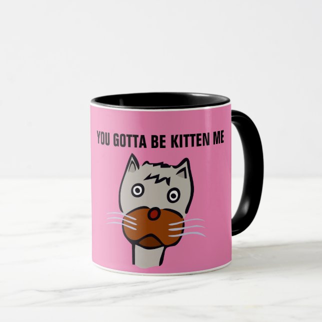 DU MÅSTE KITTA MIG, CAT Kaffe koppar (Framsida höger)