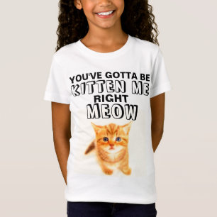 DU MÅSTE KITTA MIG HÖGER MEOW Cat T-Shirts