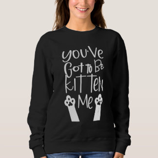 Du måste kittla mig kattdam kattgäbb t shirt