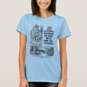 Du måste komma ihåg, annars kommer jag att ha exek tee shirt