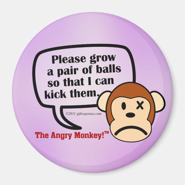 Du måste odla lite bollar magnet (Framsidan)