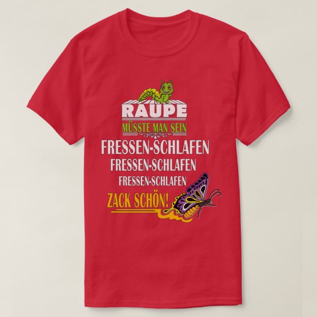 Du måste vara en flockfjärilssång. t shirt (Design framsida)