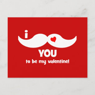 Du måste vara min valentin! helg vykort