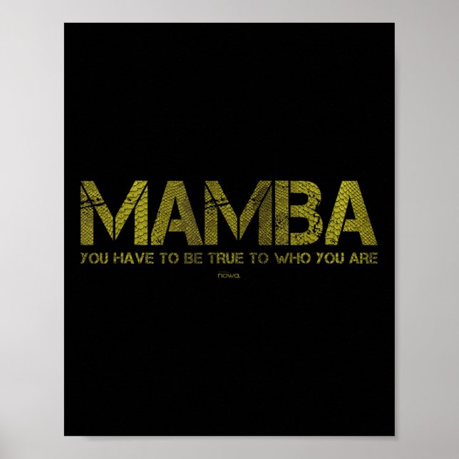 Du Måste Vara Sann Mot Vem Du Är Basket Motivation Poster (Framsidan)