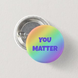Du Matter Pastel Rainbow-knapp Knapp