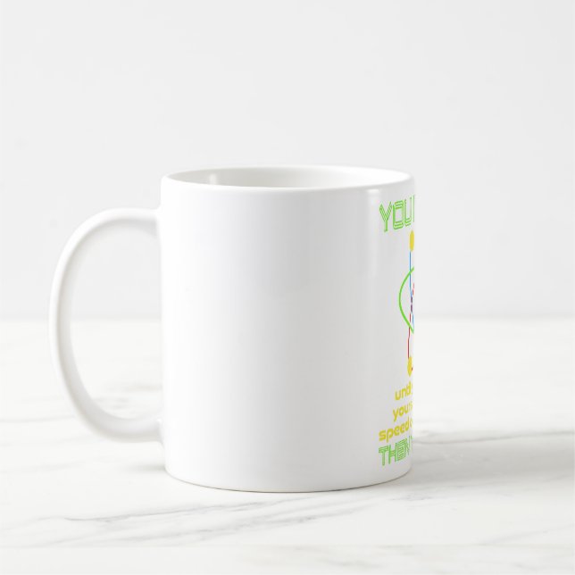 Du Matter Science Study Atom Science Teacher Phys Kaffemugg (Vänster)