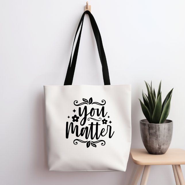 Du Matter Tote Bag Tygkasse (Skapare uppladdad)