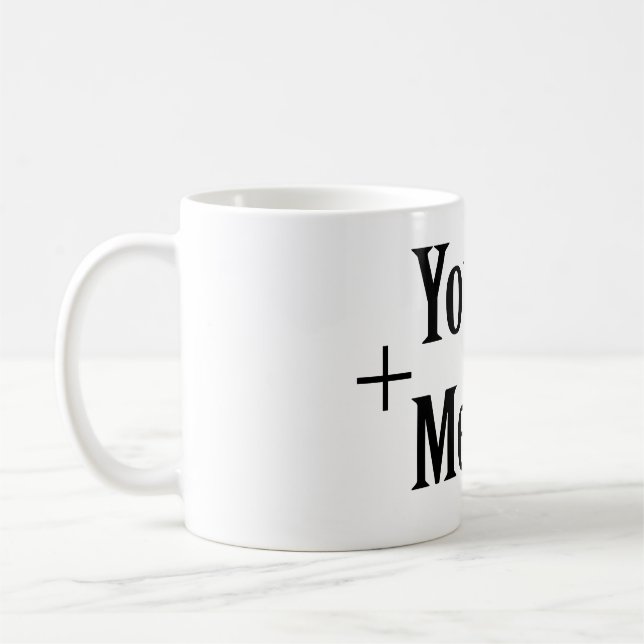 Du + Me = Kärlek Mugg (Vänster)