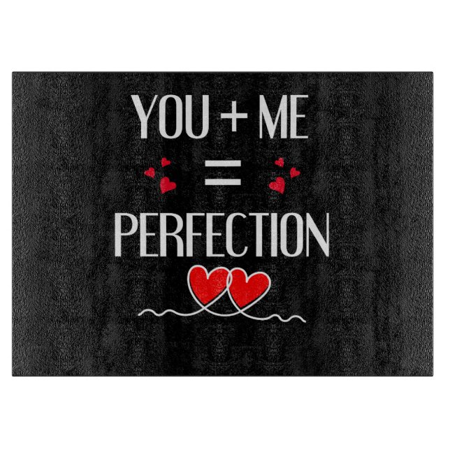 Du + Me = Perfektion - Cute Couple Design (Framsidan)