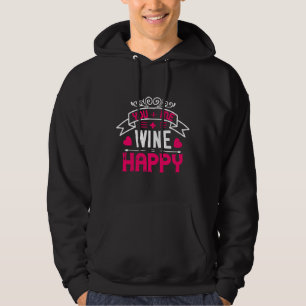 Du Me Vin Lycklig Hoodie