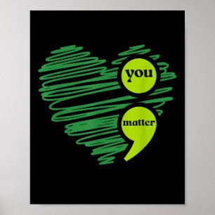 Du Mental Hälsomedvetenhet Inspirerande Poster