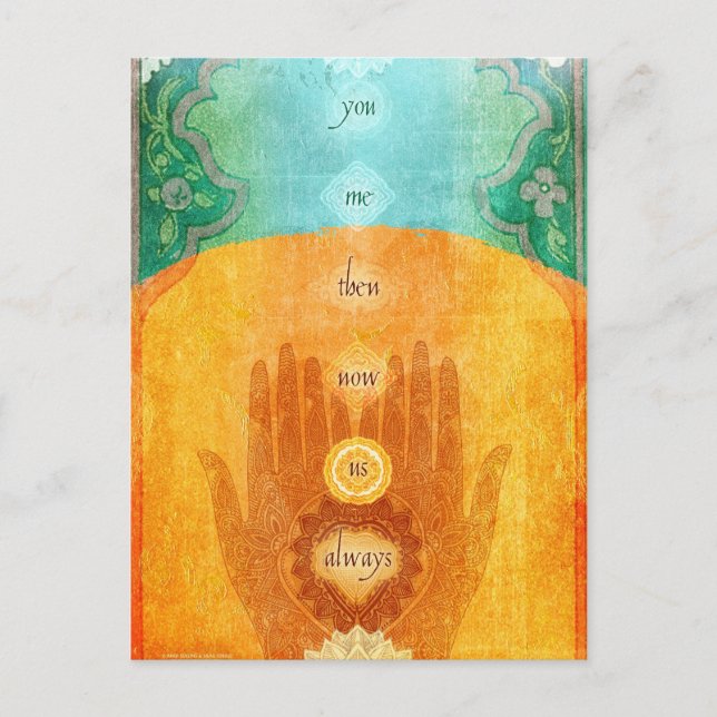 Du Mig Då Nu Oss Alltid Vykort (Framsida)