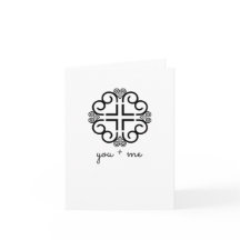 Du + mig | Hmong-inspirerat kort