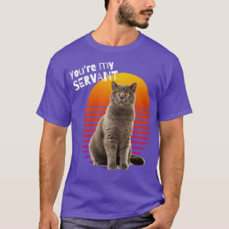 Du min servant katt1 t shirt
