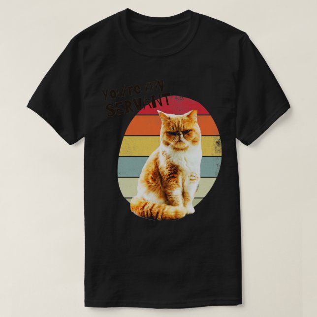 Du min servant katt3 t shirt (Design framsida)