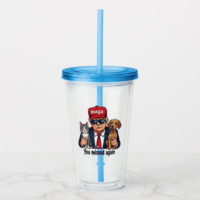 Du missade återigen Spara om valet av sällskapsdju Take Away Mugg (Framsida)