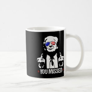 Du missade Donald Trump Funny Pro Trump 2024 Kaffemugg