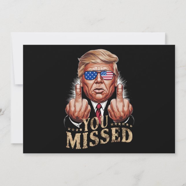 Du missade Donald Trumps amerikanska val Inbjudningar (Framsida)