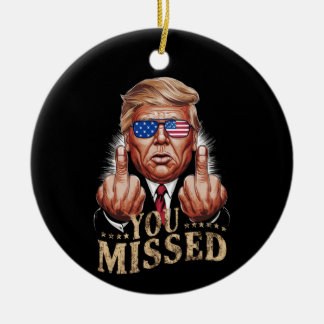Du missade Donald Trumps amerikanska val Julgransprydnad Keramik