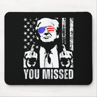 Du missade Trump 2024 US American Flagga Funny (fo Musmatta