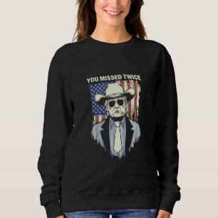 Du Missade Två Gånger Western Trump Cowboy Trump 2 T Shirt