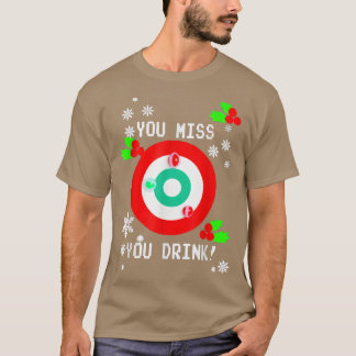 Du missar Game du dricker Game God Jul åt mig T Shirt