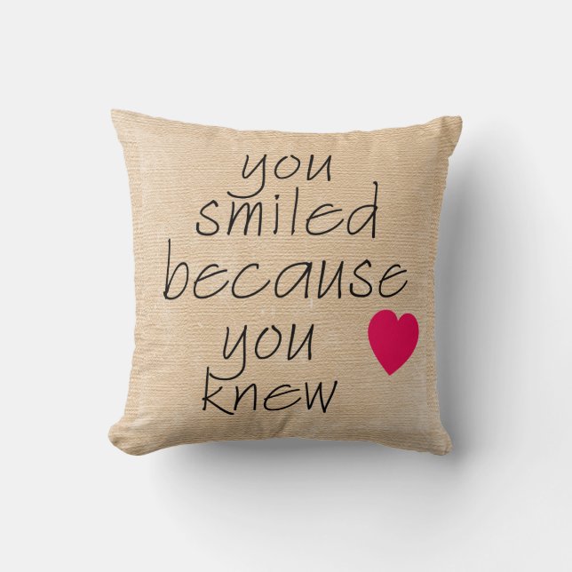 DU MISSLYCKADES EFTERSOM DU VET Pillow Kudde (Framsida)