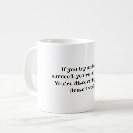Du Misslyckas inte, Motivational Discovery-offert Kaffemugg