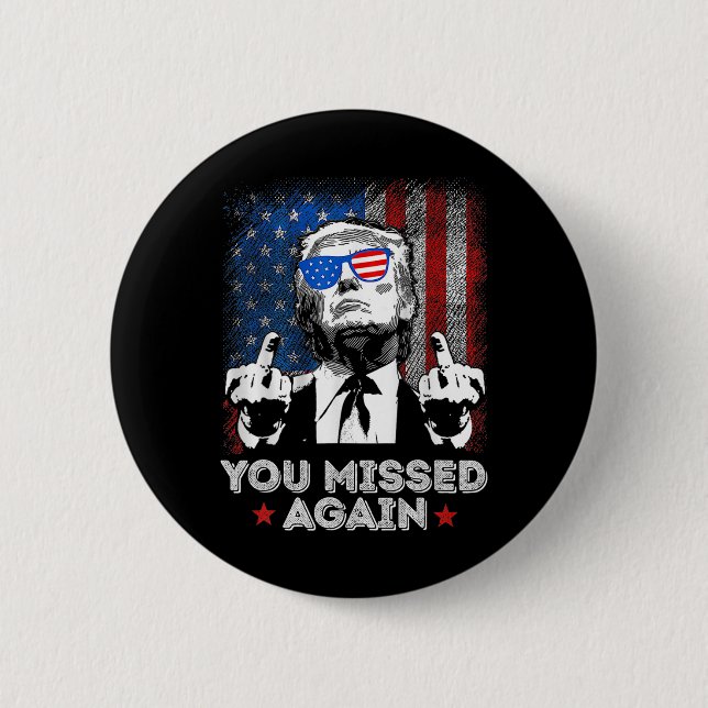 Du Miste Igen - Du Miste - Trump 2025 Us Amer Knapp (Framsida)