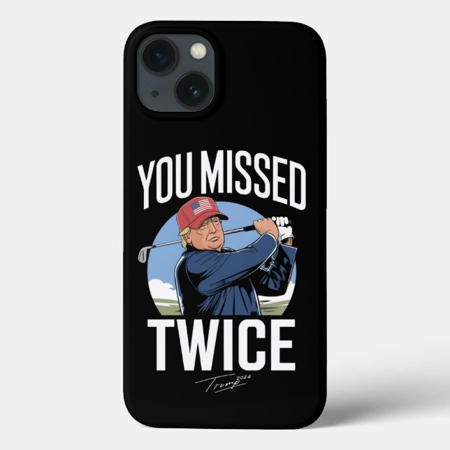 Du Miste Två Gånger Golf 2024 Rösta Trump Miste Mi (Baksida)