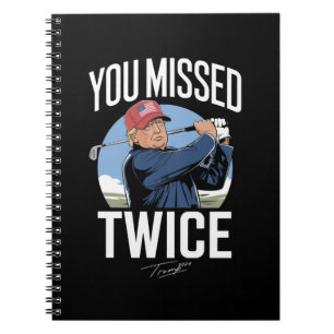 Du Miste Två Gånger Golf 2024 Rösta Trump Miste Mi Anteckningsbok