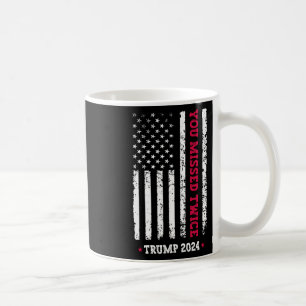 Du Miste Två Gånger Trump President 2025 - Trump 4 Kaffemugg
