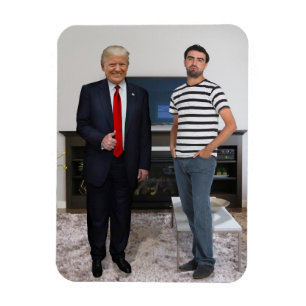 Du mötte presidenten Donald Trump som tillfogar Magnet