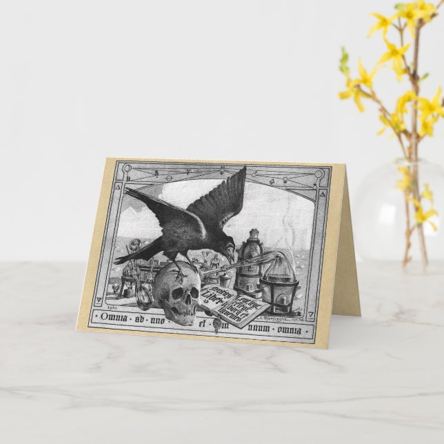 Du Mystère des Cathédrales Note Kort (Gul blomma)