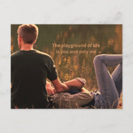 Du och bara jag vykort