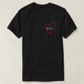Du och I T-shirt (svart)