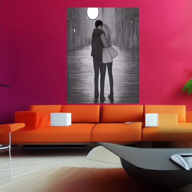 Du och jag | AI Art Poster (Skapare uppladdad)
