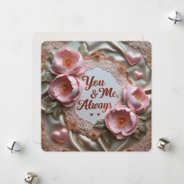 Du och jag, alltid valentinekort julkort