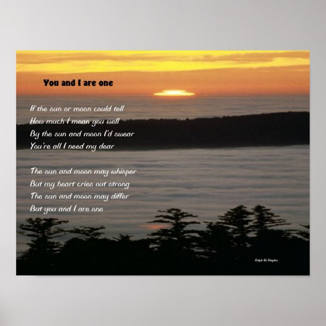 Du och jag är en poster (Framsidan)