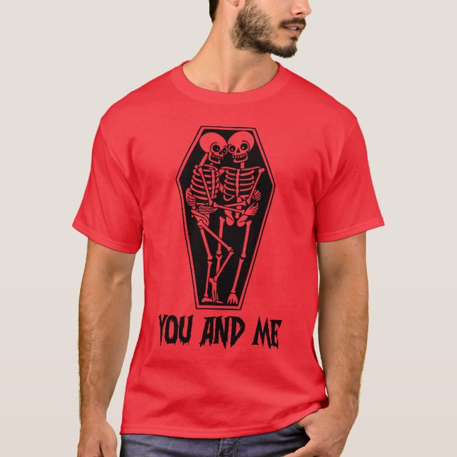 Du och jag halloween-flicka t shirt (Framsida)