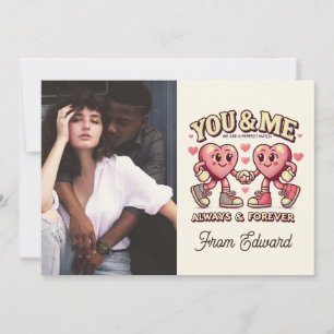 Du och jag har samma perfekt som valentineser Foto Kort