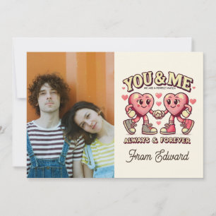 Du och jag har samma perfekt som valentineser Foto Kort