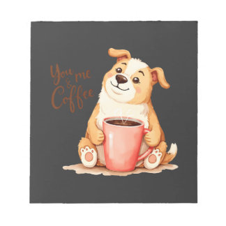 Du och jag Kaffe - Söt Corgi & Mysig Brygd Anteckningsblock