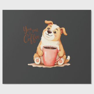 Du och jag Kaffe - Söt Corgi & Mysig Brygd Presentpapper