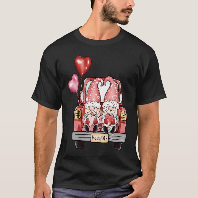 Du och jag kommer att matcha Alla hjärtans dag Par T Shirt (Framsida)