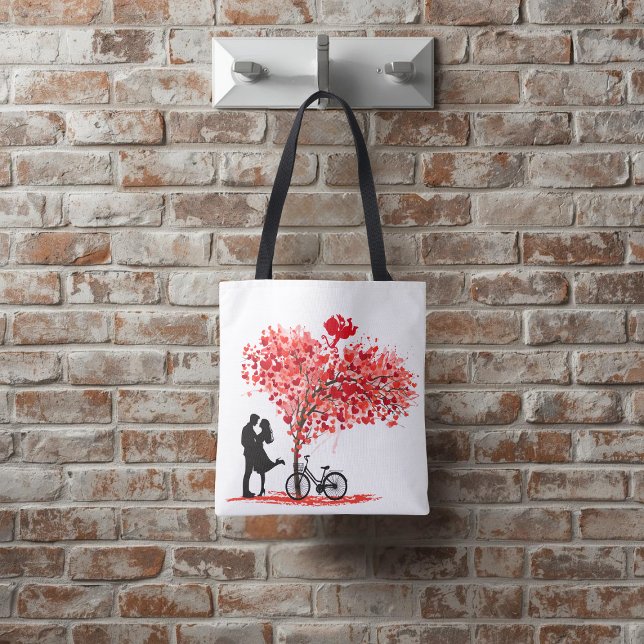 Du och jag, och Cupid Tote Tygkasse (Skapare uppladdad)