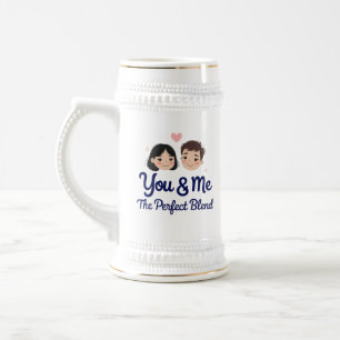 Du och jag - Perfekt-blandningen Romantisk kaffe Sejdel
