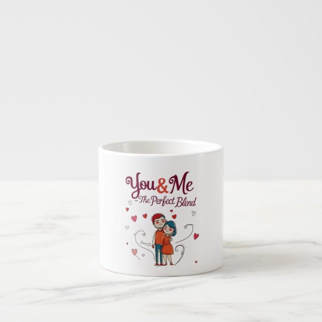 Du och jag - Perfektens blandningsspecialitet Espressomugg (Framsidan)
